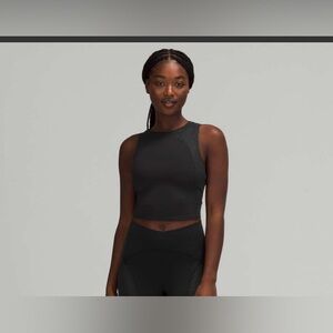 Lululemon Nulu and Mesh Tank in Black